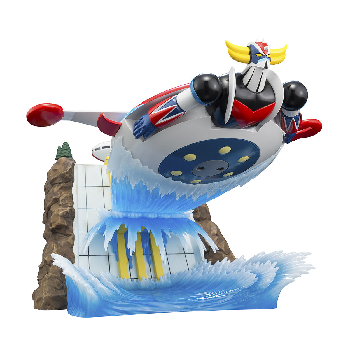 【プロ完成品】超レア！海洋堂　グレンダイザー　レジンキット20cm ガレージ シーンセレクション02グレンダイザー激闘の大空へ！ | マジンガーZ